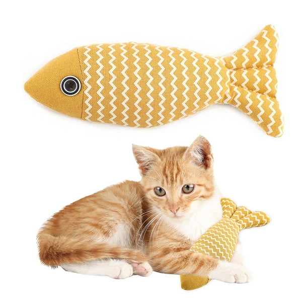 EastVita Cat Cute Fish Pillow Soft Catnip Toys Washable Bite-resistant  Molar Teeth Cleaning Toy for Indoor Cats - Walmart.ca