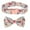 Green, variant on Dog Bow Tie Collar Floral Pattern Detachable Bowtie  with Safety Metal Buckle Adjustable Collar for Small, Medium & Large Dogs, Cats