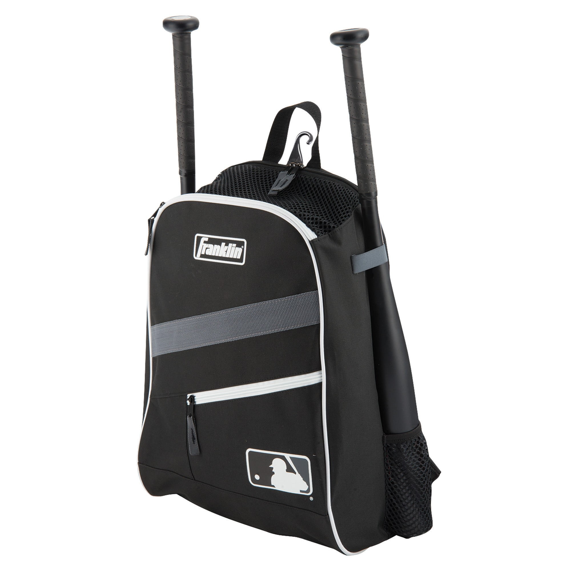 Franklin Sports Baseball Backpack Bag - MLB Batpack - Black/Gray - Walmart.com