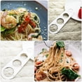 thumbnail image 4 of CIMAXIC 3pcs Noodle Measuring Ruler Stainless Steel Spaghetti Mass Measuring Noodle Tool,7.09"X2.36"X0.08", 4 of 5