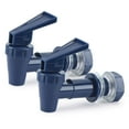 thumbnail image 2 of PULLIMORE 2PCS Replacement Cooler Faucet Water Bottle Jug, Reusable Spigot Spout Water Beverage Dispenser Valve Water Crock Tap (Blue), 2 of 10
