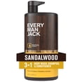 thumbnail image 6 of Every Man Jack Mens 3-in-1 All Over Wash Variety Pack - Cedarwood, Sandalwood, & Sea Salt, 28.8 oz, 6 of 8