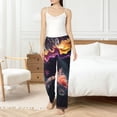 thumbnail image 5 of Uemuo Explosive Fluid Splash Art Pattern Women's Wide Leg Palazzo Lounge Pants with Pockets Light Weight Loose Comfy Casual Pajama Pants-Medium, 5 of 9