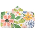 thumbnail image 5 of Yayeee Kids Hooded Towels Toddler Soft Absorbent Beach Bathing Wrap 50" x 23.5", Retro Pink Floral, 5 of 5