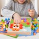 thumbnail image 3 of Cuentas de uñas de seta de grano juegos de rompecabezas 3D Tmvgtek inteligentes tablero de rompecabezas para niños juego de ejercicio de inteligencia temprana, 3 of 9