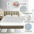 thumbnail image 4 of Costway Surmatelas en Mousse Mémoire de 10 Pouces pour Soirée Pyjama au Salon, Format Double, Format Simple, Format Grand, 4 of 10