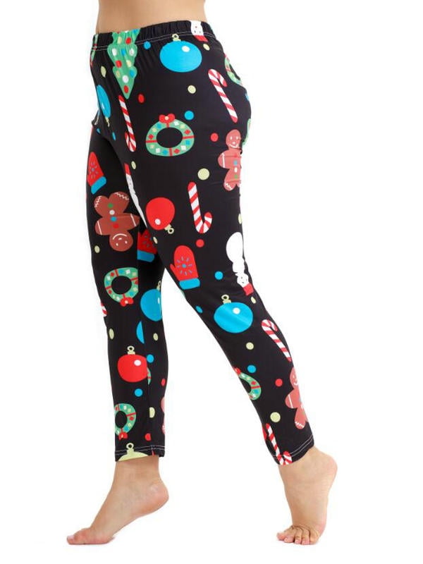 plus size christmas leggings walmart