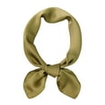 thumbnail image 1 of Qarigey Bufanda de seda ligera y transpirable para mujer que se mantiene elegante y cómoda durante todo el día, Accesorios de disfraces amarillo jengibre 70*70CM, 1 of 6