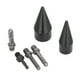 thumbnail image 4 of Brocas de taladro de cono de madera, resistente al impacto 6 pcs de acero al carbono divisor de madera de madera de perforació desmontable con caja de almacenamiento para la, 4 of 7