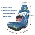 thumbnail image 2 of Lsque Great White Shark Pattern Car Seat Covers for Front Seats , Waterproof Seat Covers for Cars, Sporty Front Seat Covers,Car Seat Cover Protector Front Seats, 2 of 5