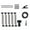 B, variant on Outdoor Misting Cooling System Kit with Brass Nozzles Flexible Tubing and Quick Connectors for Patio Garden Greenhouse