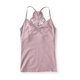 thumbnail image 2 of Aeropostale - Camiseta sin mangas con espalda de encaje para mujer, color morado, talla XS Aeropostale Cami, 2 of 2