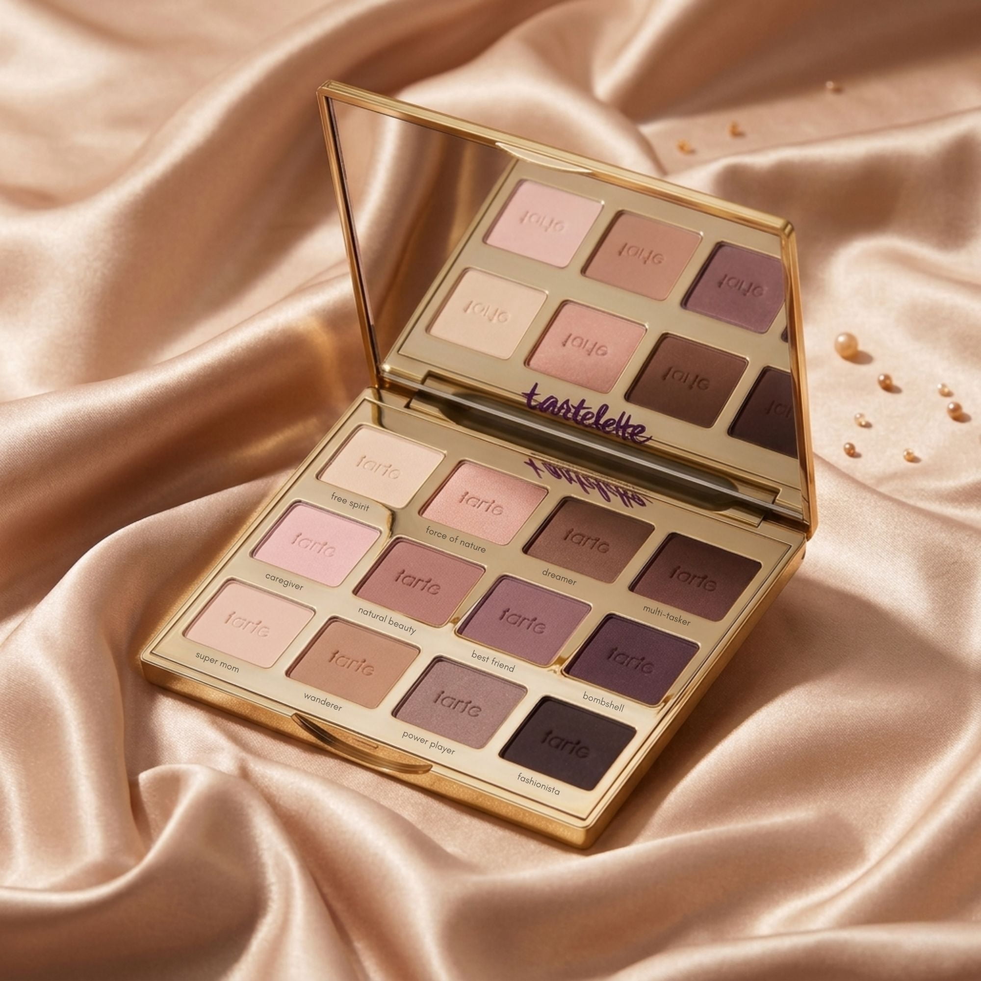 Tarte Tartelette Amazonian Clay Matte Eyeshadow Palette - 12 Matte Shades, 12H Longwear & Crease-Resistant Makeup, Skin-Nourishing with Vitamin E, Paraben Free