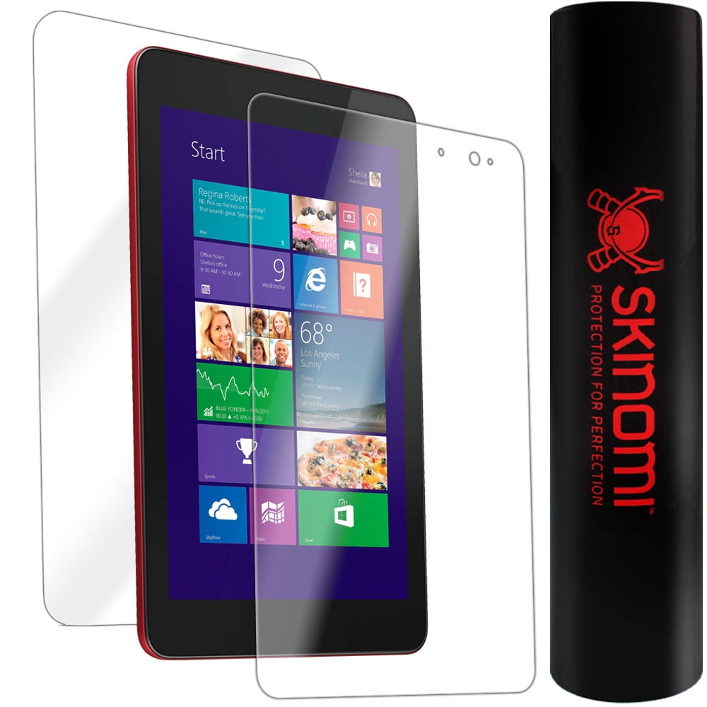 7840 Skinomi FULL BODY Tablet Skin+Screen Protector for Dell Venue 8 7000 