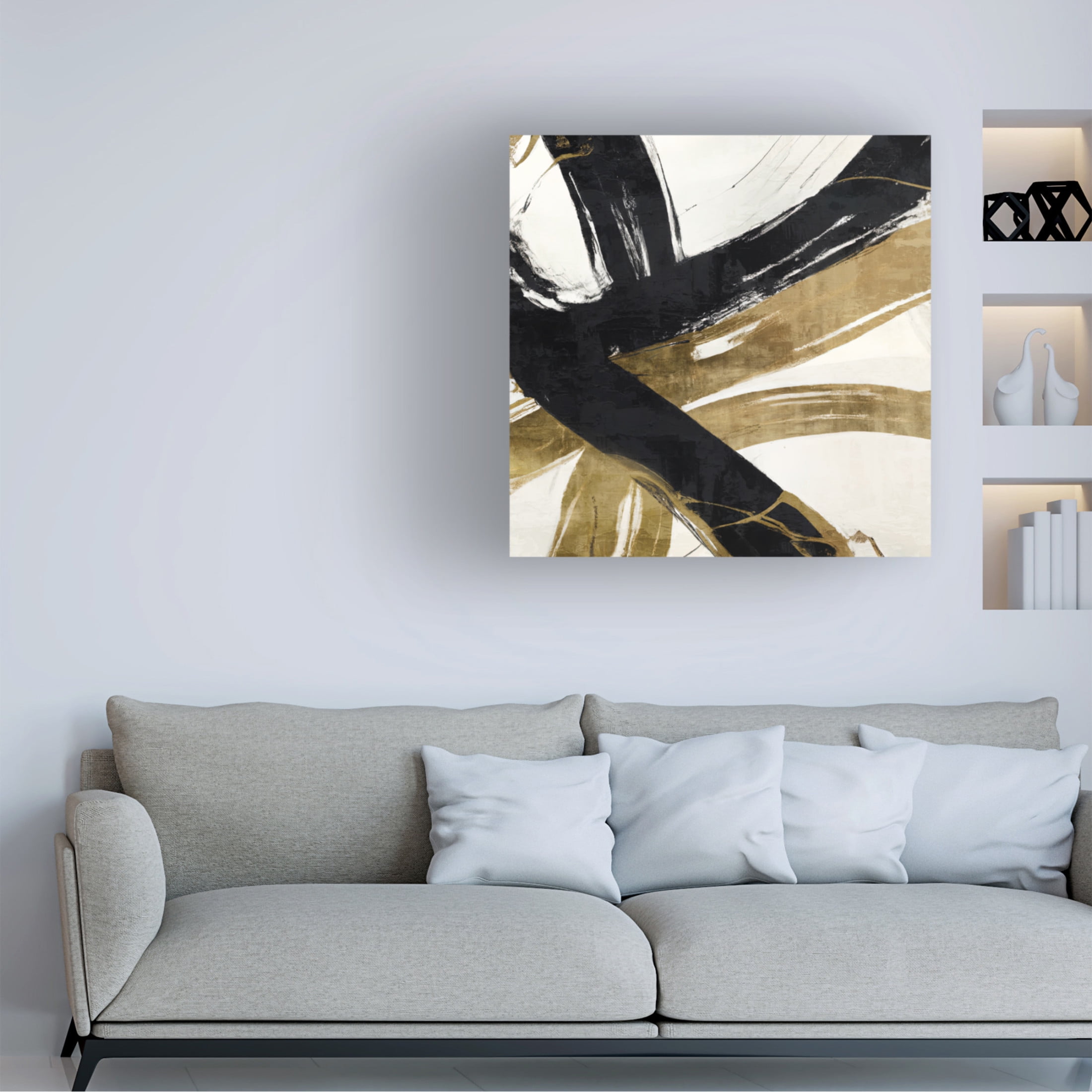 Canvas Wall Art - Sasha 'Chaos Theory' Wall Art for Living Room, Bedroom, or Office Décor by Trademark Fine Art - 24 x 24 Inches