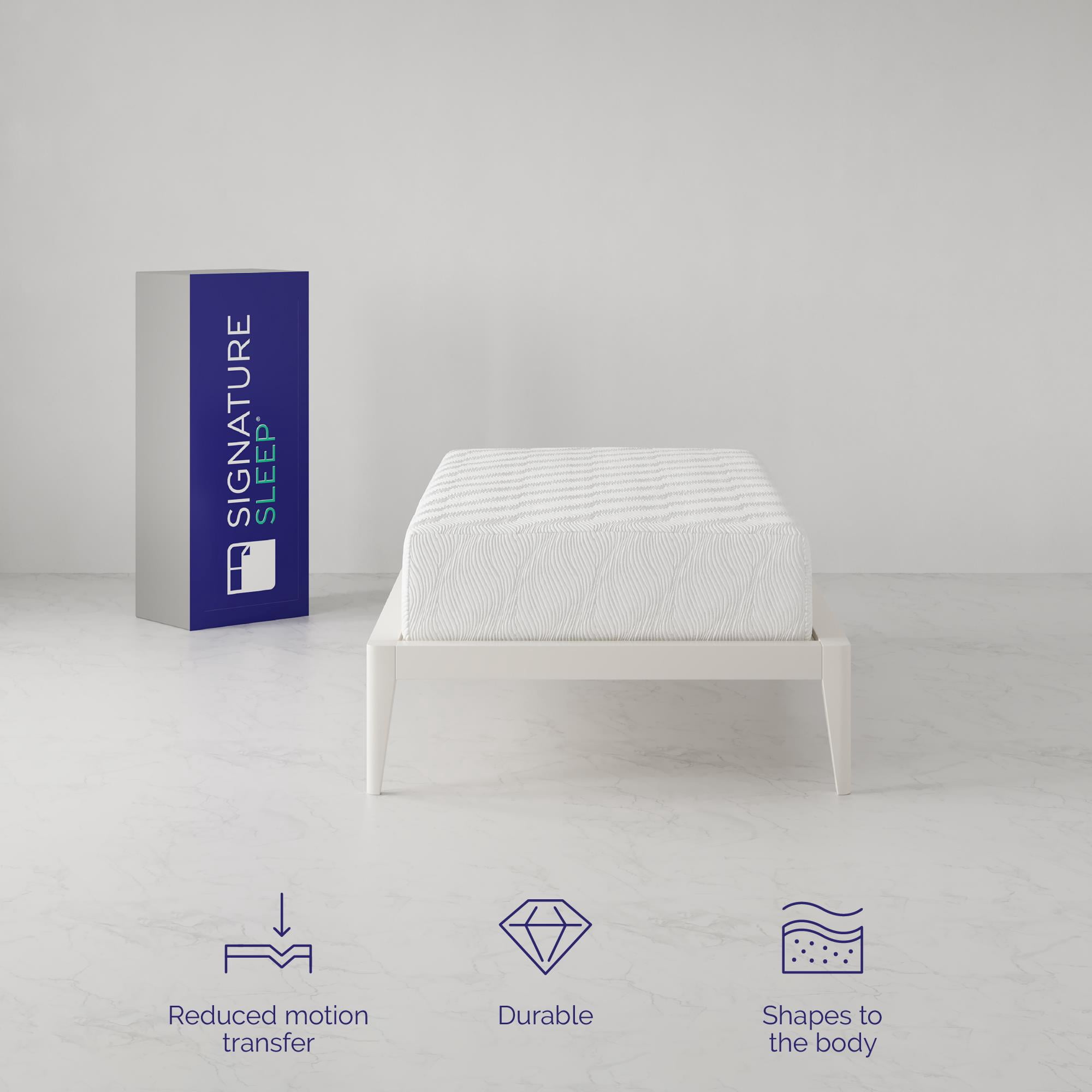 Signature Sleep Inspire 12" Memory Foam Mattress, Twin