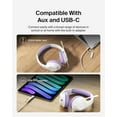 thumbnail image 4 of Belkin SoundForm Inspire Wired Over-Ear Headset for Kids, Learning & Travel w/Built-in Mic, 85dB Safe Volume - USB-C & 3.5mm - Compatible w/iPhone, iPad, Galaxy, Nintendo Switch 2 & More - Lavender, 4 of 7