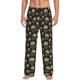 thumbnail image 1 of Balery funny Retro Skull Pantalones de pijama para hombre, pijama ultraligero, pantalón de descanso-3X-Large, 1 of 6