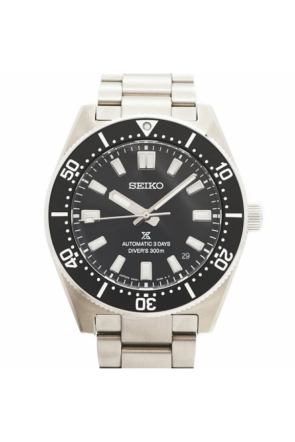 Pre-Owned Seiko Prospex SBDC197 6R55-00G0 Black Dial Men's Watch (Good)