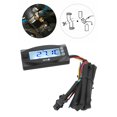 thumbnail image 3 of Motorcycle LCD Digital Gauge Voltage Meter Thermometer for Universal Fit, 3 of 7