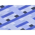 thumbnail image 1 of Ahgly Company Indoor Rectangle Patterned Royal Blue Area Rugs, 6' x 9', 1 of 6