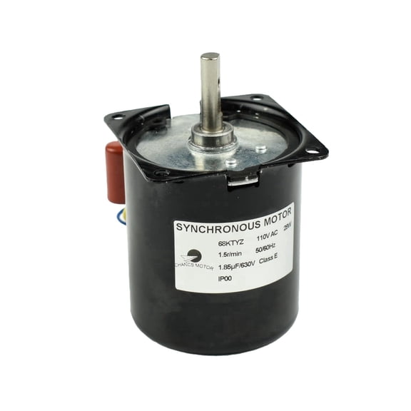 CHANCS Permanent Magnet Synchronous Gear Motor 68KTYZ 110V 1.5RPM Big Torque Barbecue Electric Motor