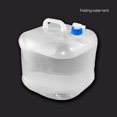 thumbnail image 5 of Collapsible Water Container Camping Water Storage Cubes Jug with Spigot Foldable 15L for Outdoor New, 5 of 5