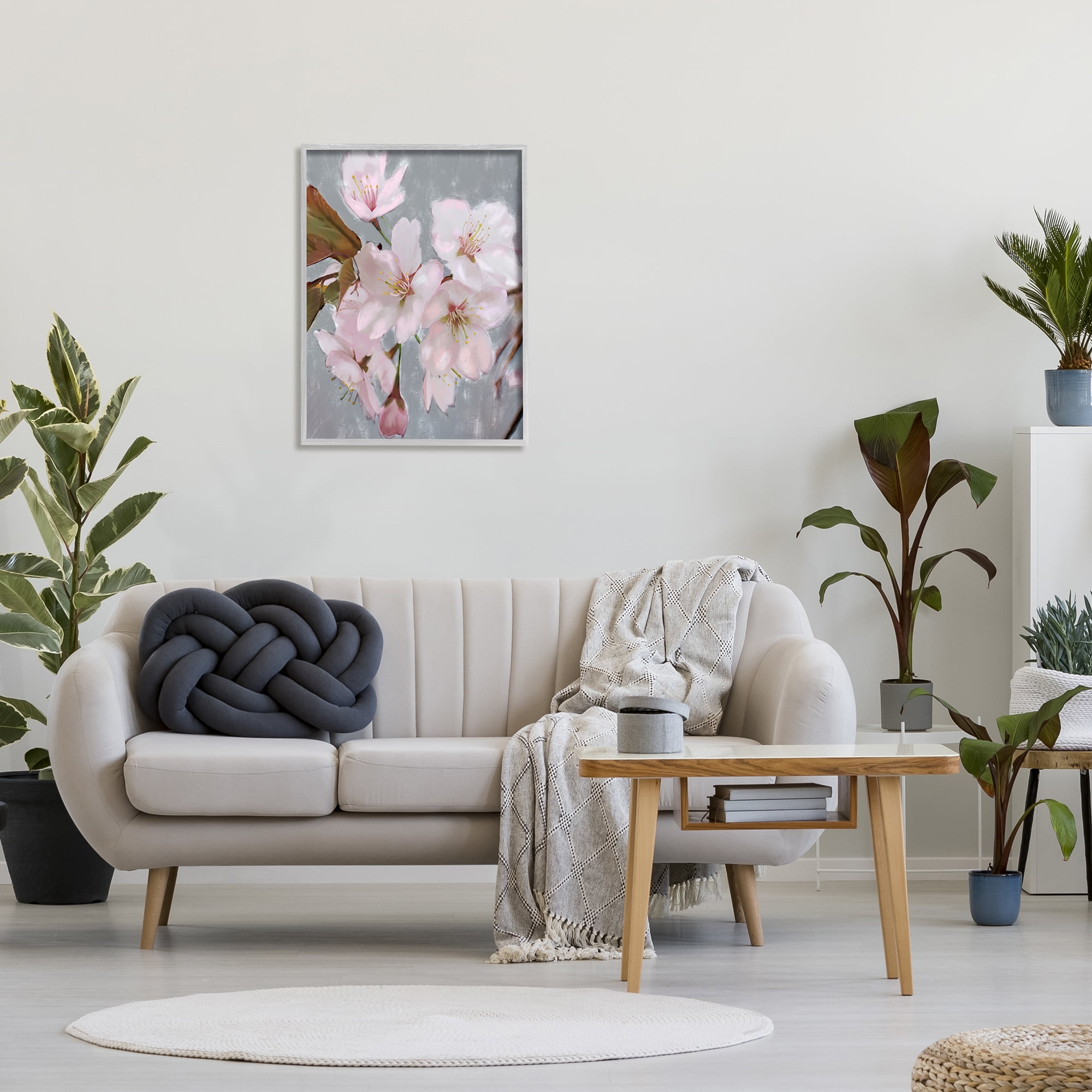 Stupell Industries Blooming Cherry Blossoms on Spring Branch, 24 x 30,Design by Daphne Polselli