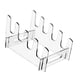 thumbnail image 5 of Soporte para platos de acrílico multicapa extraíble, organizador para utensilios de cocina 4 niveles, 5 of 9