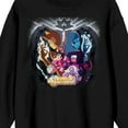 thumbnail image 2 of Steven Universe Gems Key Art Crew Neck Long Sleeve Black Adult Sweatshirt-Medium, 2 of 2