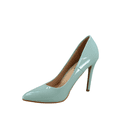 thumbnail image 3 of Women's Classic Multi Color Slip On Stiletto Heels Dress Casual Patent High Heel Pumps ( Mint, 8), 3 of 5