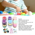 thumbnail image 5 of 24 Colors Soft Clay Set Innovative Fun DIY Soft Light Easy To Mouldable Modelling Clay Set for Children Present, 5 of 5