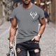 thumbnail image 5 of Camisetas de Manga Corta para Hombre Imprimir Deportes de Manga Corta Cuello Redondo Blusa Algodón Poliéster, Nueva Moda Casual Camiseta para Hombres, 5 of 5