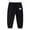 Black, variant on Toddler Toddler Boys Linen Pants With Elastic Waist Long Pants Skin Friendly Active Size 3-4T