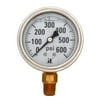 Zenport LPG600-10PK Liquid Filled Pressure Gauge 0-600 Psi- Box of 10