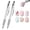 2PCS, variant on 5 in 1 Nail Art Dotting Pen, Nail Dotting Pen Nail Art Dotting Tools in Ballpoint Pen Design Kit, Nail Art Tip Dot Paint Manicure Kit, Professional Nail Art Tool for Beauty Salons DIY (1PC, One Size)