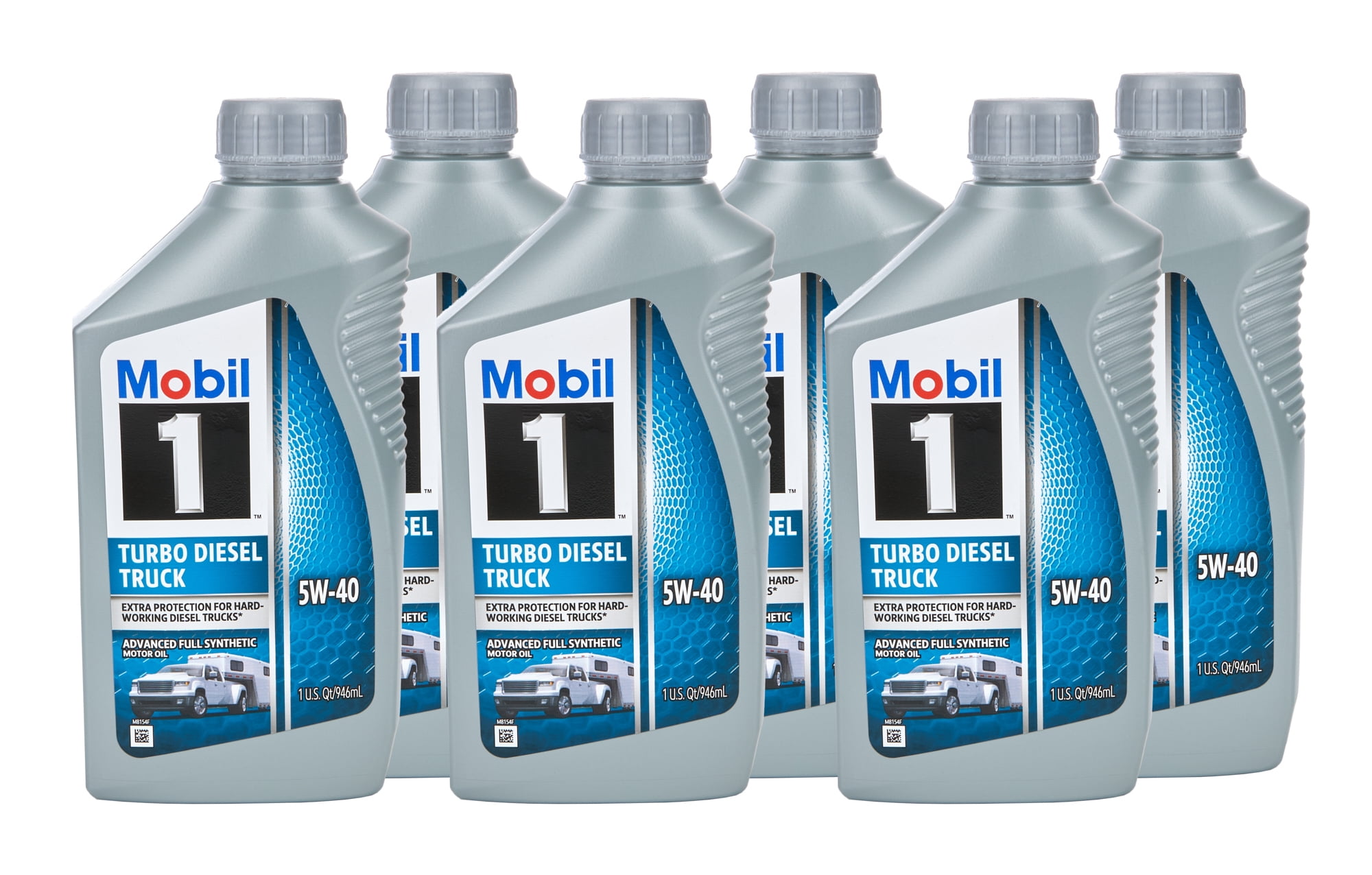 Mobil 1 5w40 Turbo Diesel Oil Case 6x1 Qt Bottles for Diesel 