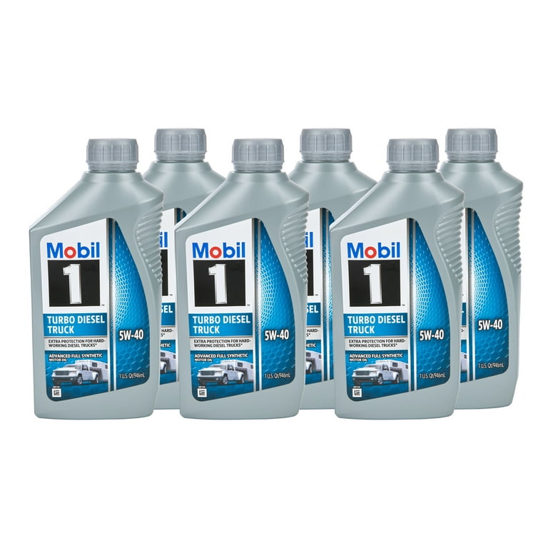 Free Shipping! Mobil 1 Turbo Diesel Truck Motor Engine Oil, 5W-40