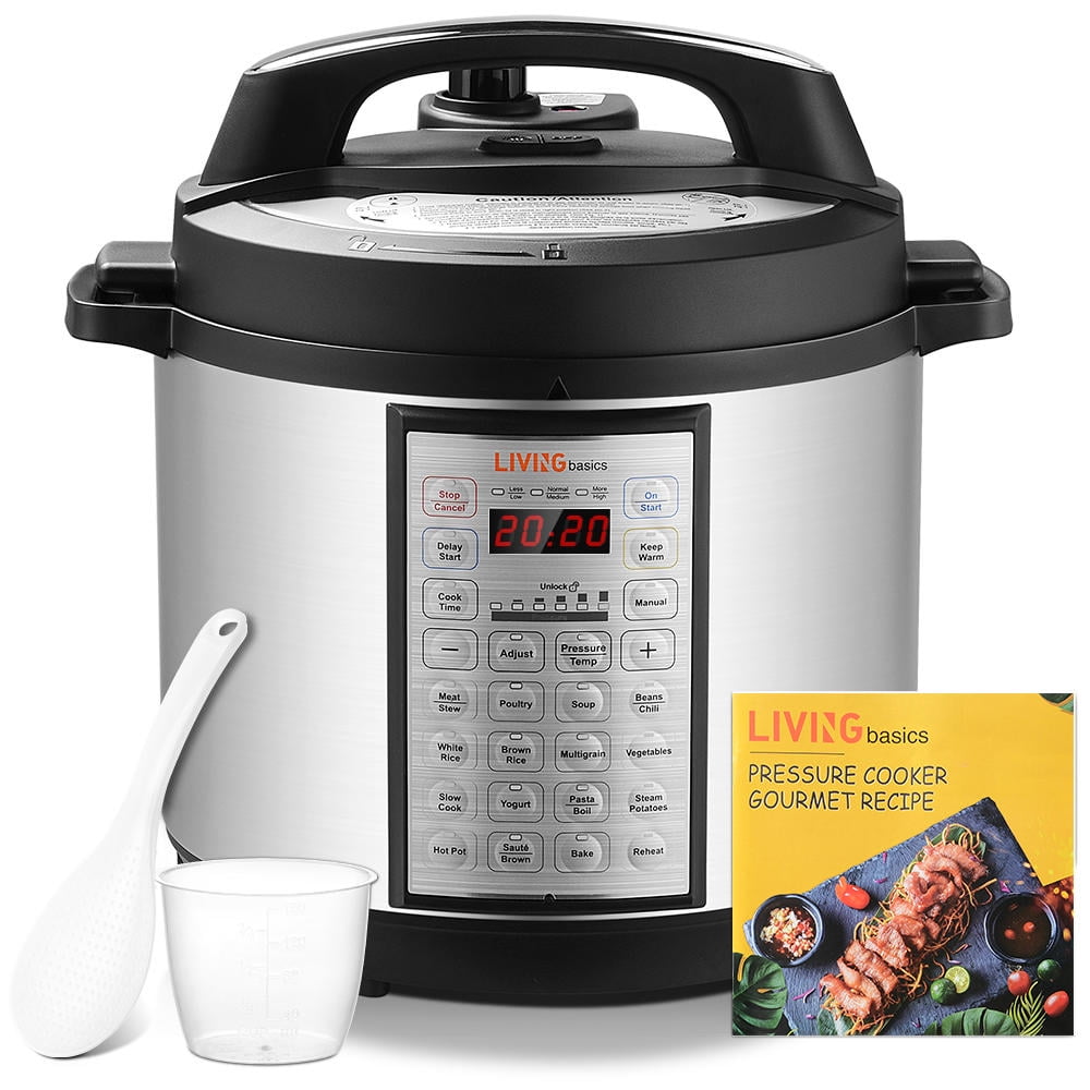 6 Quart Multi-use Pressure Cooker, 18-in-1 Programmable Rice cooker