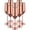 8PC--Rose Gold-220ml, variant on 8Pcs Stainless steel wine glasses unbreakable metal cocktail glasses 500ml for drinking cocktails and wine in the at bar Cup