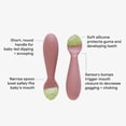 thumbnail image 4 of ezpz tiny spoon - silicone feeding spoon twin pack (coral), 4 of 30