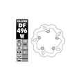 thumbnail image 2 of Galfer Solid Mount Wave Brake Rotor - Rear For 03-20 YAMAHA YZF-R6, 2 of 3
