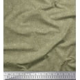 thumbnail image 1 of Soimoi Green Cotton Voile Fabric Brush Stroke & Dots Abstract Print Fabric by the Yard 56 Inch Wide, 1 of 3