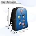 thumbnail image 4 of Invader Zim Backpack Lightweight Unisex Basic Daypack Bookbag Laptop Satchel Rucksack For Travel School Office Daily, 4 of 8
