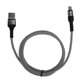 thumbnail image 4 of Cable USB de carga rápida tejido de mezclilla en relieve de 3A y 1m, cable de transferencia de datos para teléfono móvil/TabletType-C, 4 of 5