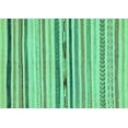 thumbnail image 1 of Ahgly Company Indoor Rectangle Abstract Turquoise Blue Modern Area Rugs, 6' x 9', 1 of 4