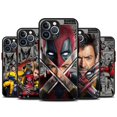 thumbnail image 3 of Marvel Deadpool And Wolverine Clear Matte Phone Case for Apple iPhone 16 15 14 13 12 11 pro Max 13 12 Mini XS XR X 7 8plus Cover tzw, 3 of 7