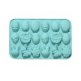 thumbnail image 1 of Fokuz Silicone de Pâques à 15 Cavités – Formes de Lapin, d'Oeuf et de Poussin pour Chocolat, Bonbons, Savon et Résine, Antiadhésif, Réutilisable, Cuisson pour Projets de Bricolage de Pâques, 1 of 5