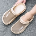 thumbnail image 3 of Rokment Mesh EVA Patchwork Wide Feet Clogs Garden Shoes for Men with Back Straps Breathable Waterproof Beach Slides Summer Casual Walking Slippers Water Sandals Khaki Size 7, 3 of 6