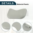 thumbnail image 4 of Unique Bargains Makeup Mirror Cover Sun Visor Cap Clip for Nissan No.964203JA0A Sun Visor Bolt Cover Grey 1 Set, 4 of 6